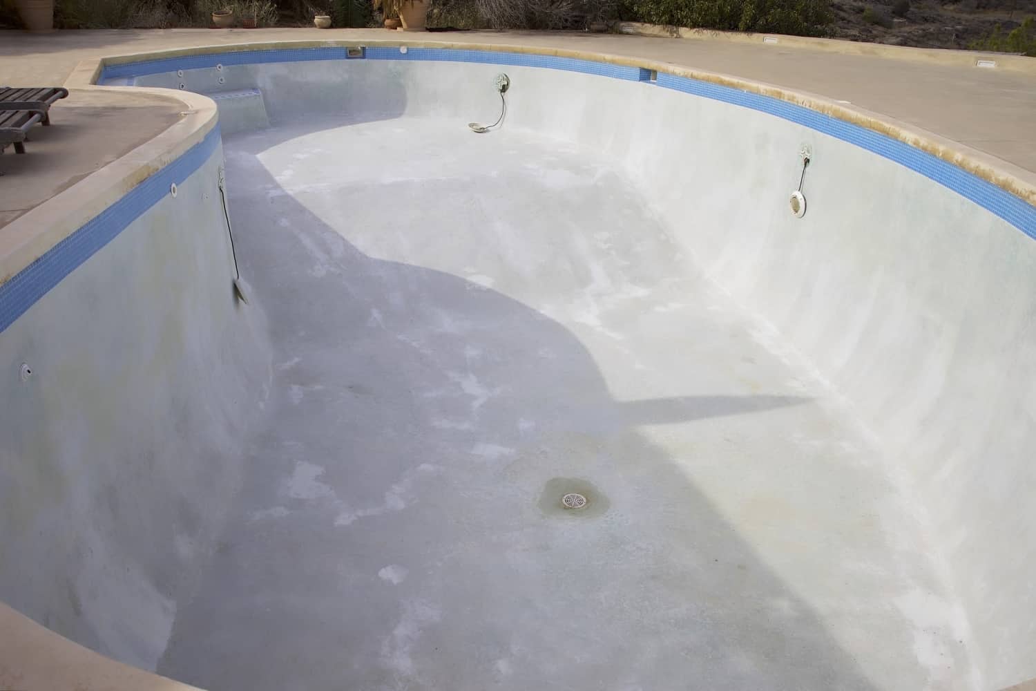 emptying a swimming pool